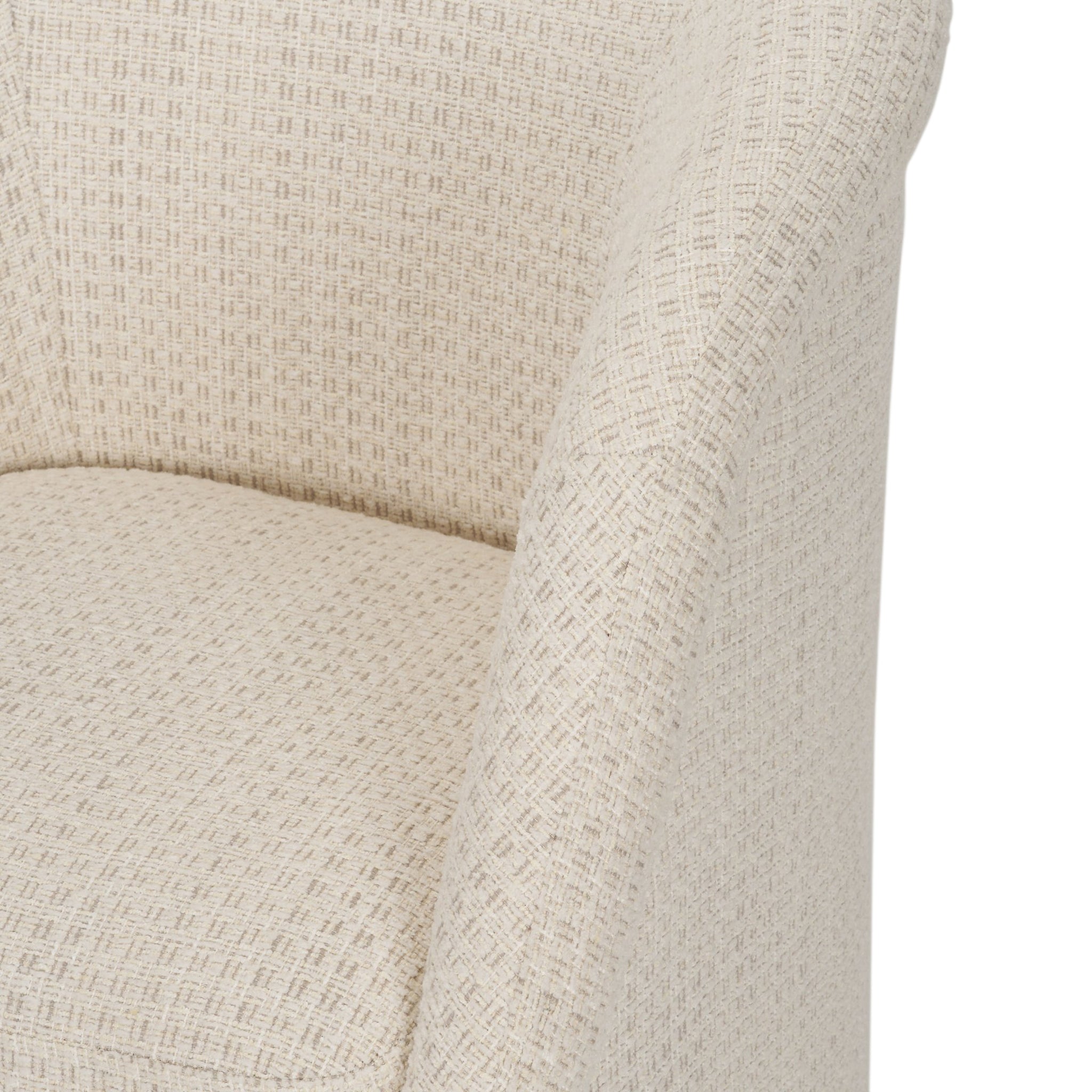 Curtis Half-Moon Base Dining Armchair-9
