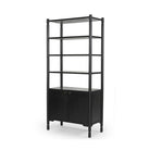 Phil 2 Door 3 Shelves Open Shelving Unit-1