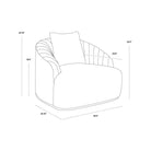 Astrid Armchair in Merlot-9
