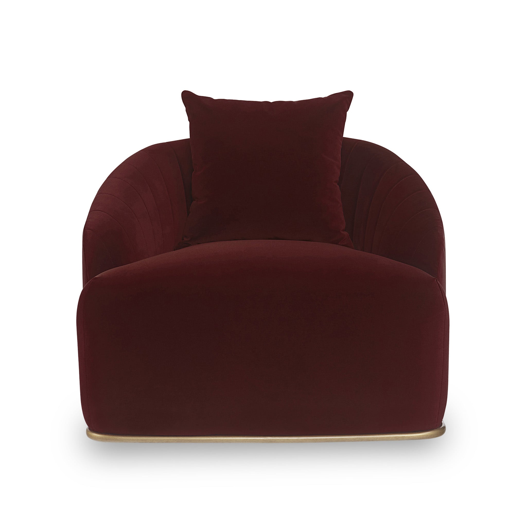Astrid Armchair in Merlot