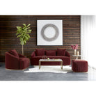 Astrid Armchair in Merlot-1