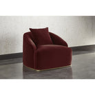 Astrid Armchair in Merlot-2