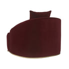 Astrid Armchair in Merlot-4
