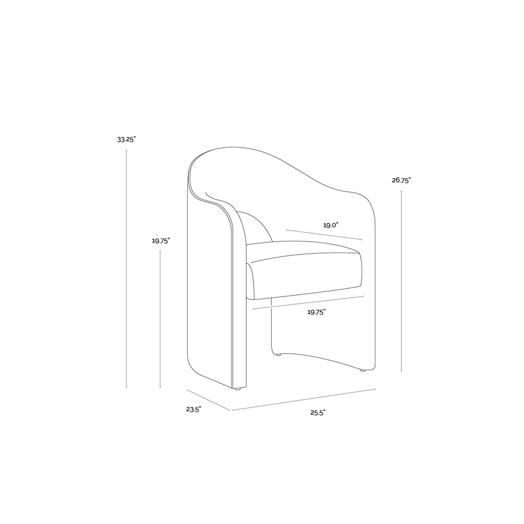 Anaya Dining Armchair-8