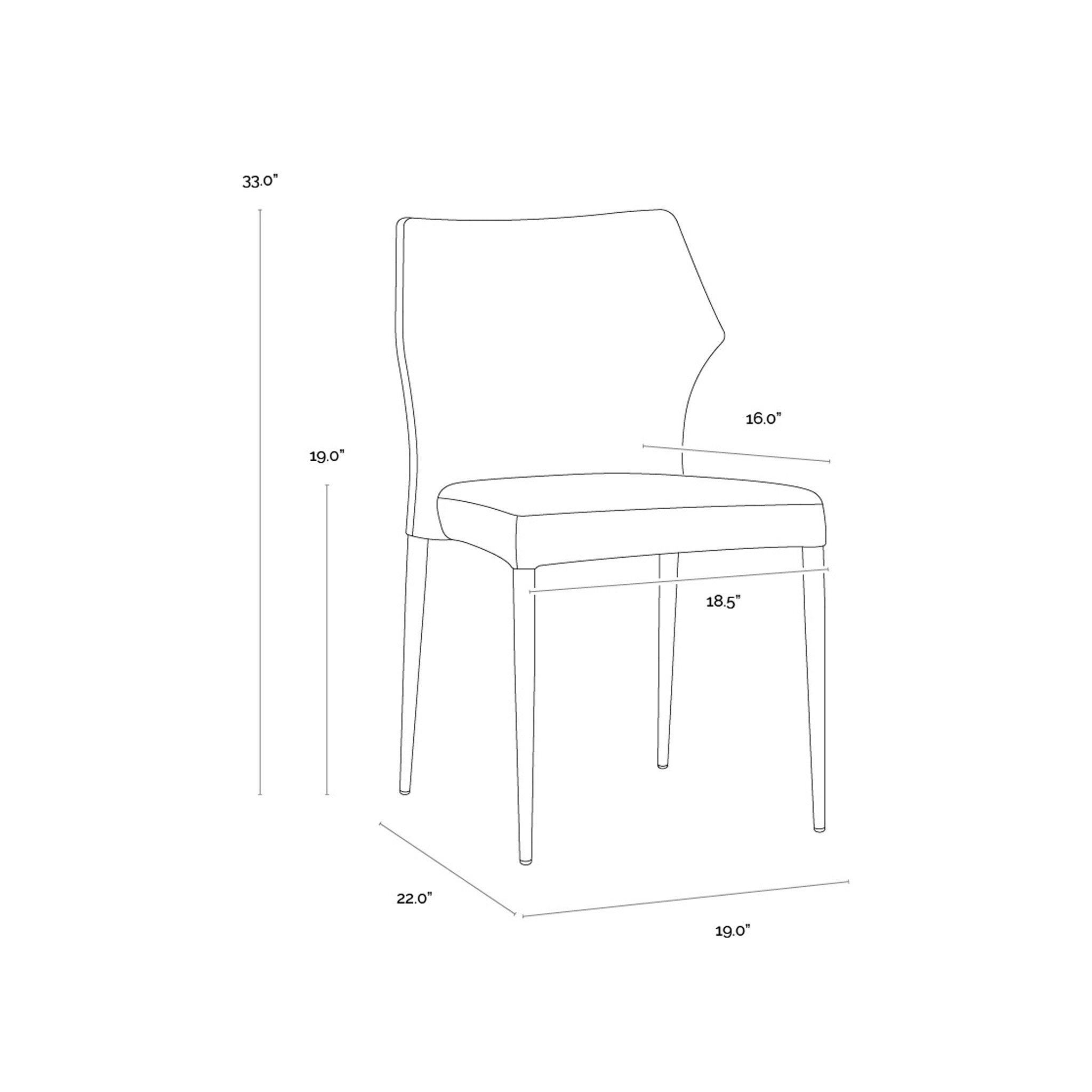 James Stackable Dining Chair -18