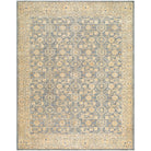 Agra Wool Rug in Slate Blue-1