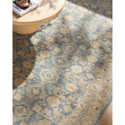 Agra Wool Rug in Slate Blue-2