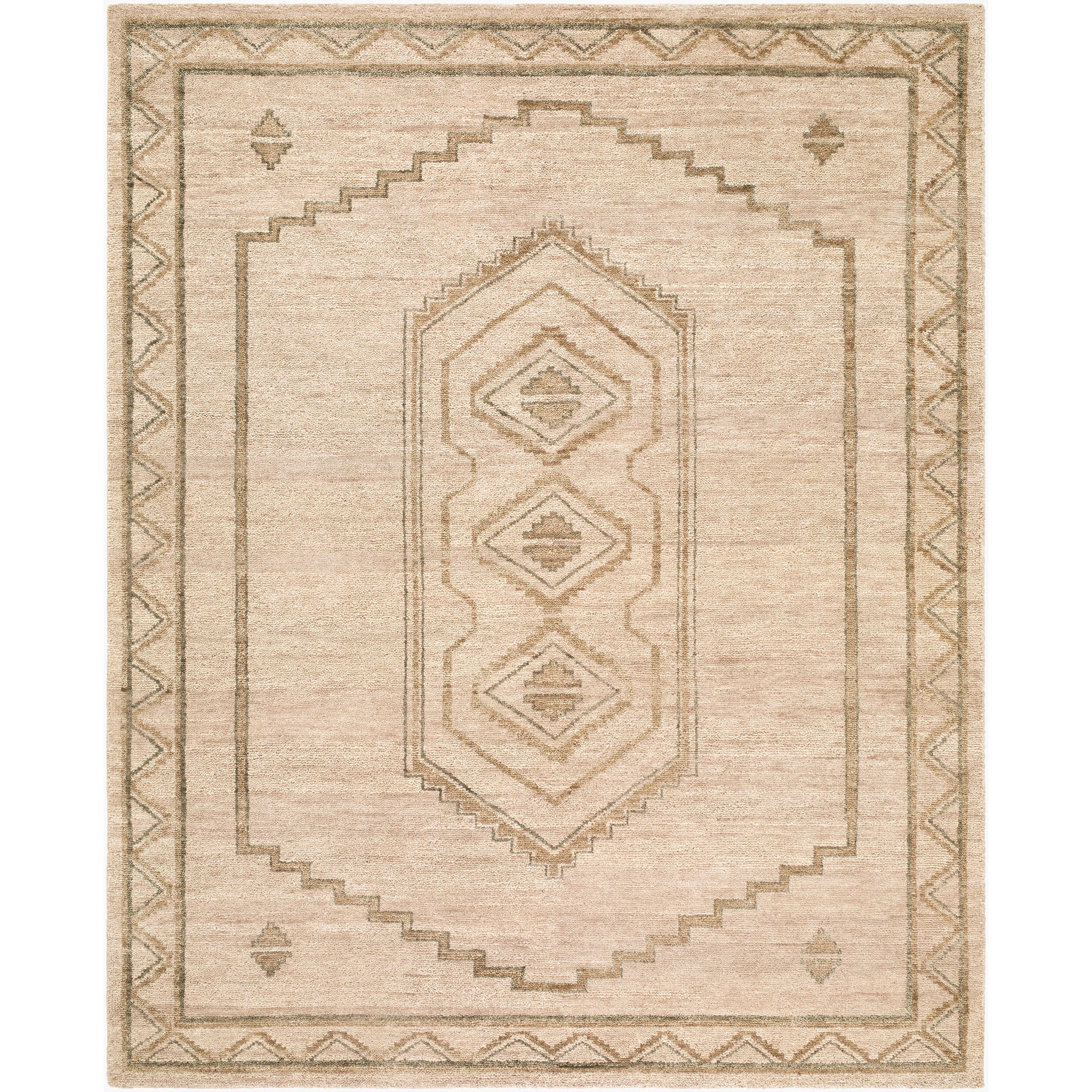 Alara Wool Rug in Sandstone-1