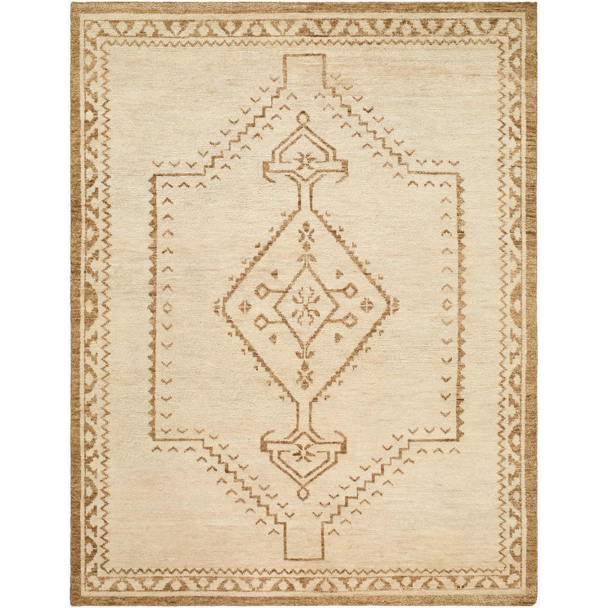 Alara Wool Rug in Ivory-1