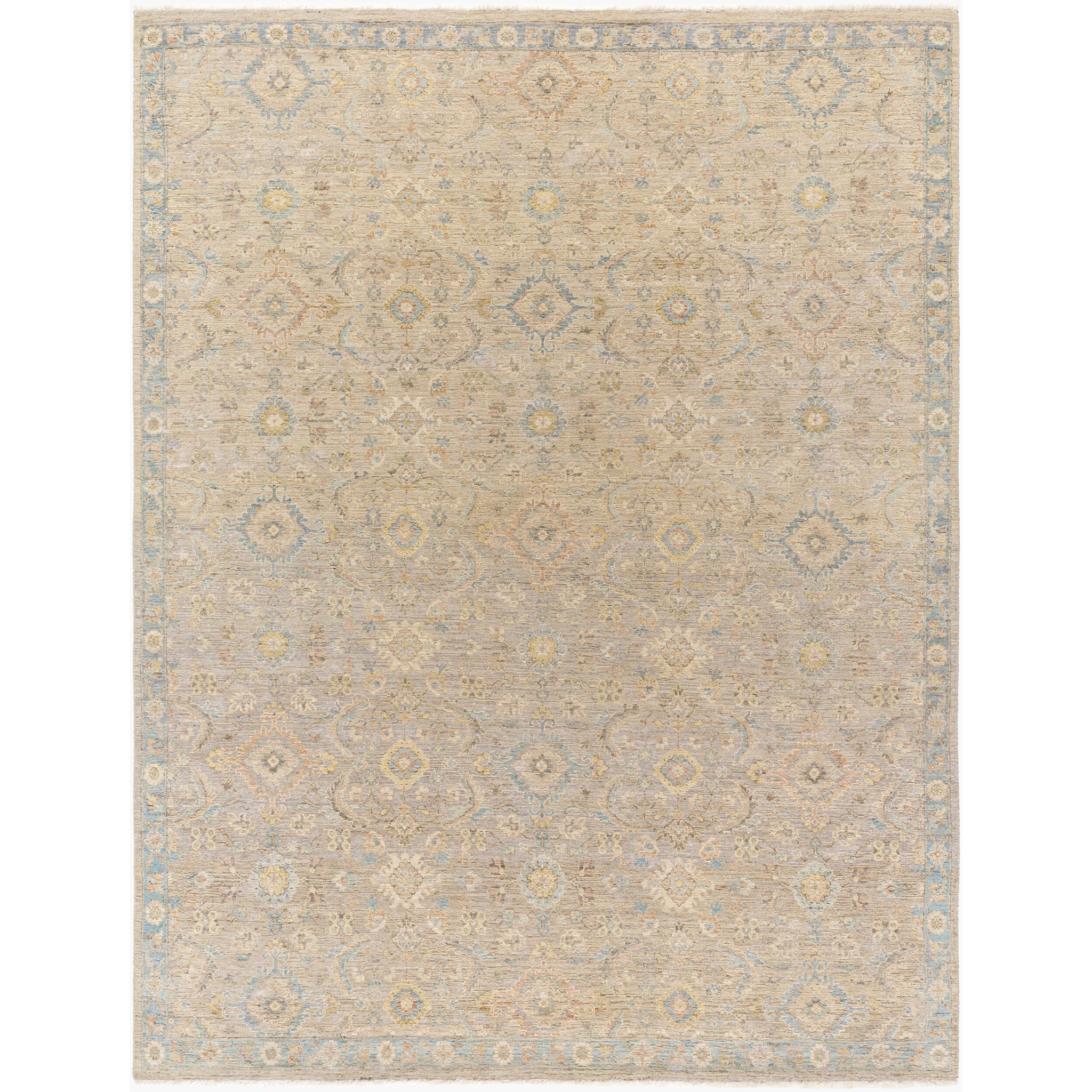 Anatolia Wool Rug in Light Beige-1