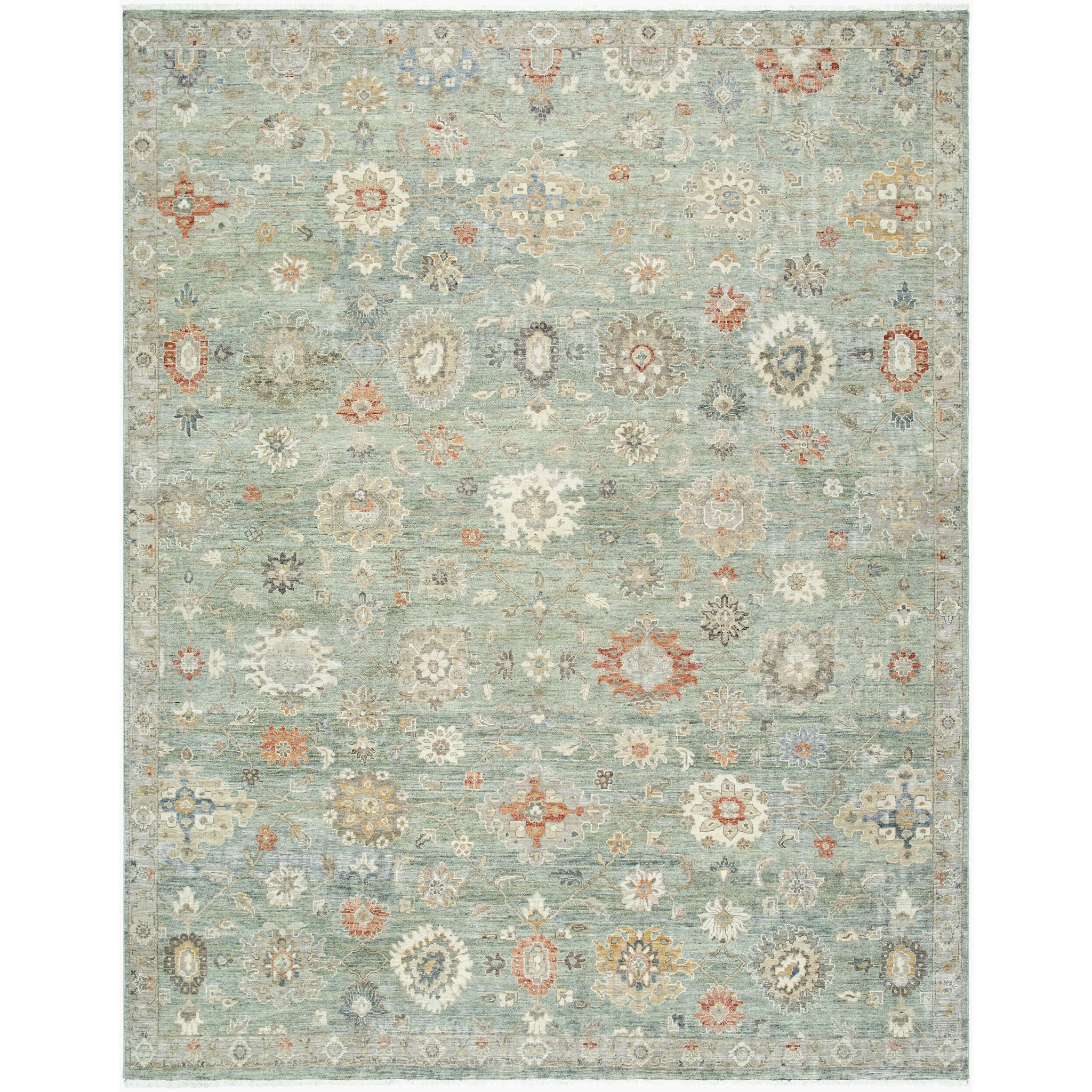 Anatolia Wool Rug in Sage-1