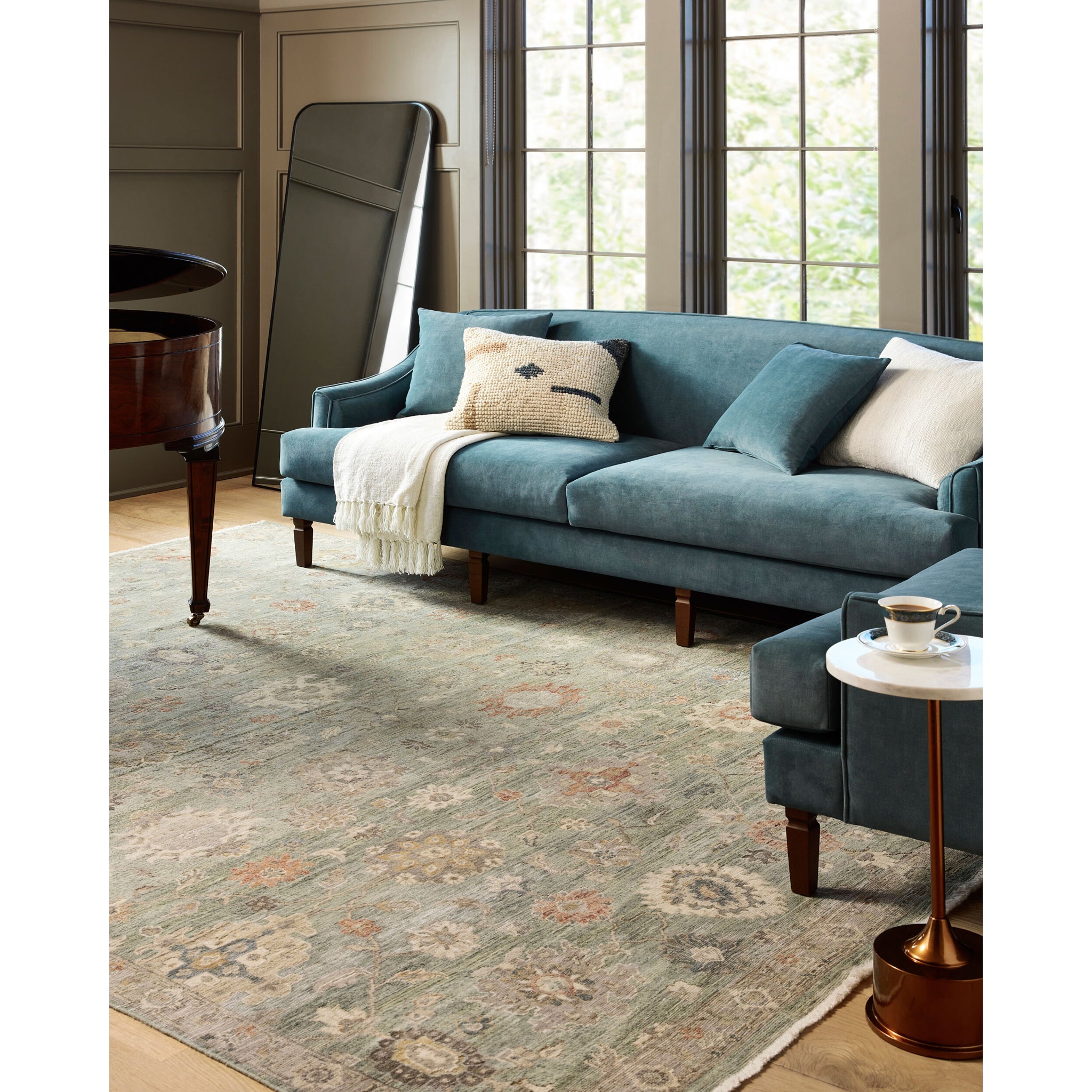 Anatolia Wool Rug in Sage-2