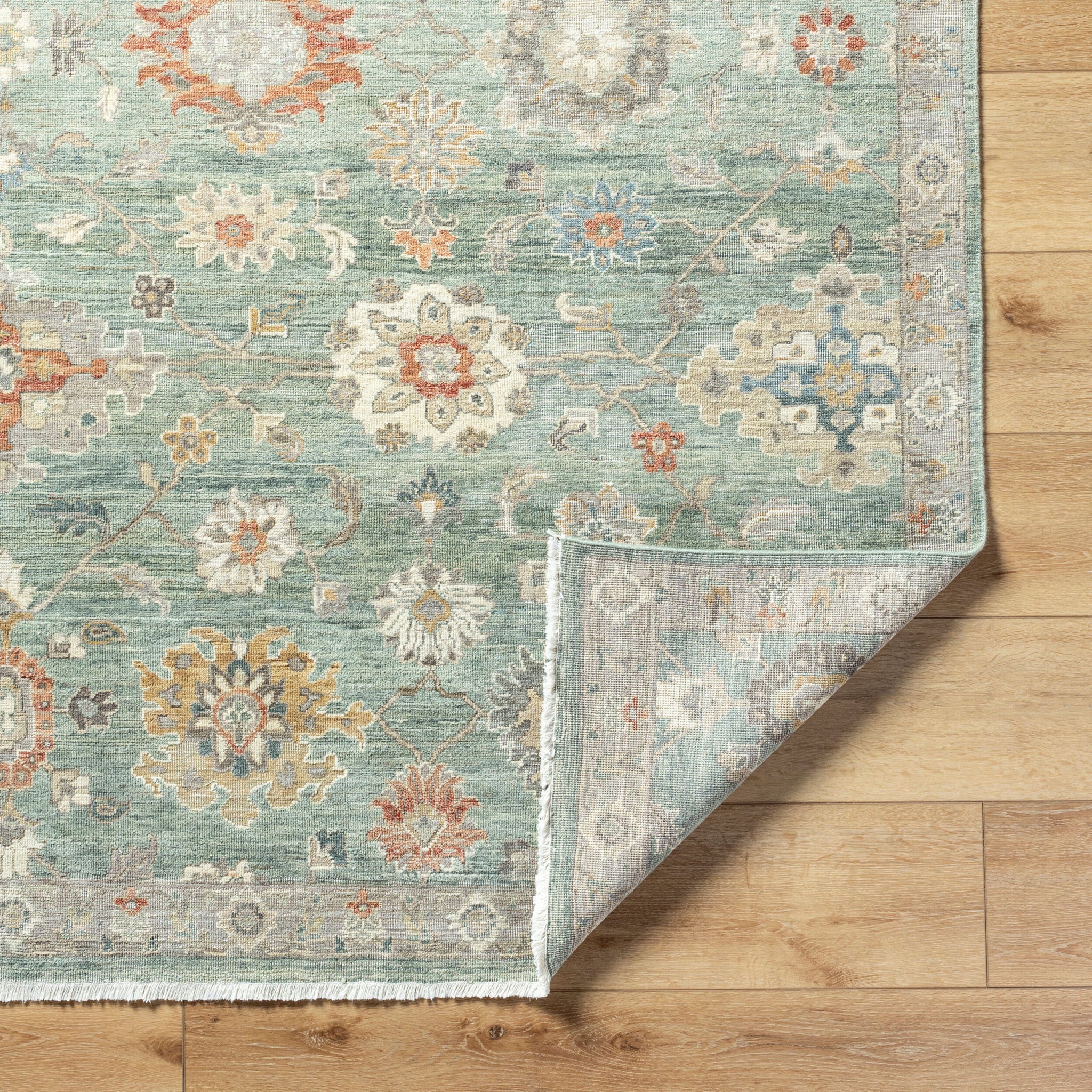 Anatolia Wool Rug in Sage-4