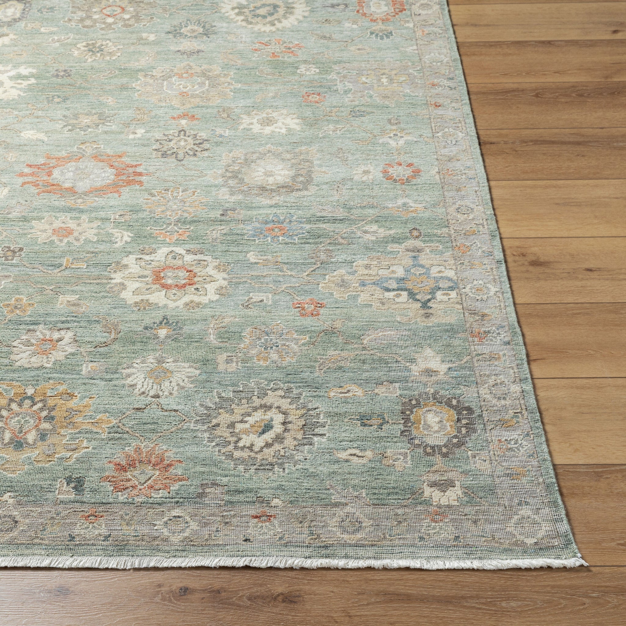 Anatolia Wool Rug in Sage-5