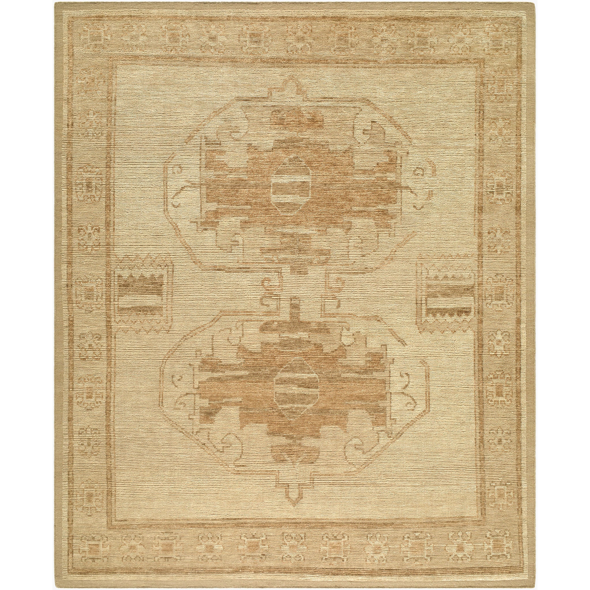 Besni Wool Rug in Beige-1