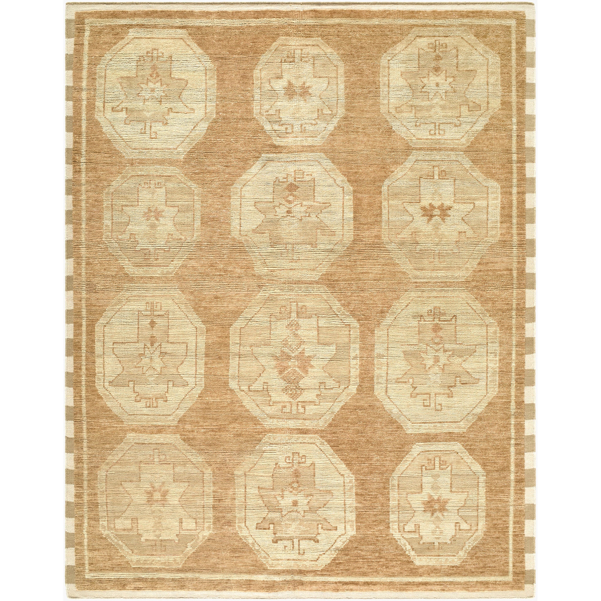Besni Wool Rug in Tan-1