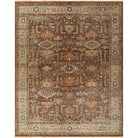 Bijar Wool Rug in Brown-1