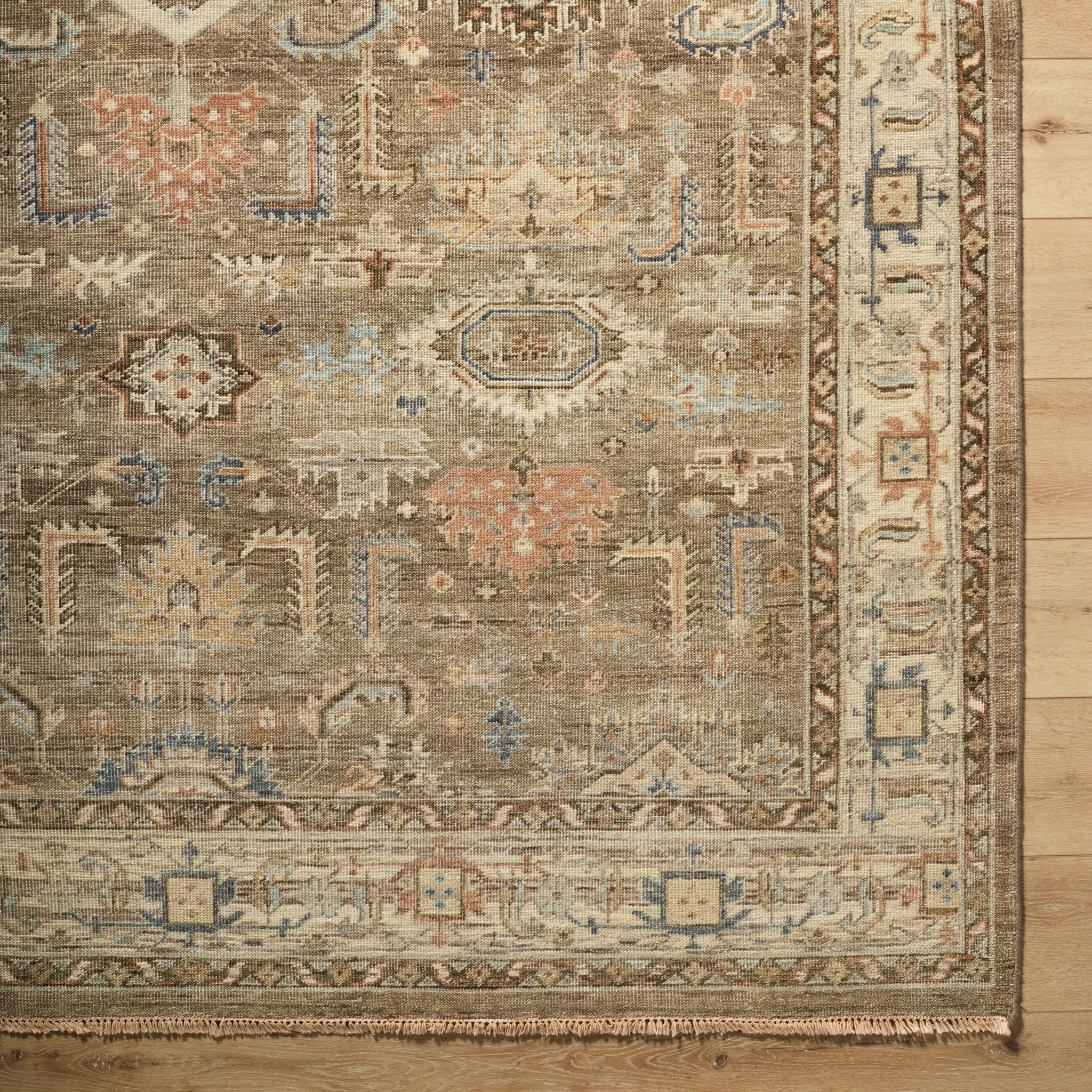 Bijar Wool Rug in Taupe-6