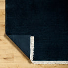 Evergreen Wool Rug in Dark Blue 3