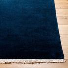 Evergreen Wool Rug in Dark Blue 4