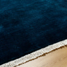 Evergreen Wool Rug in Dark Blue 6