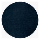 Evergreen Wool Rug in Dark Blue 1
