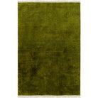 Evergreen Wool Rug in Olive