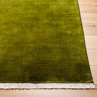 Evergreen Wool Rug in Olive 6
