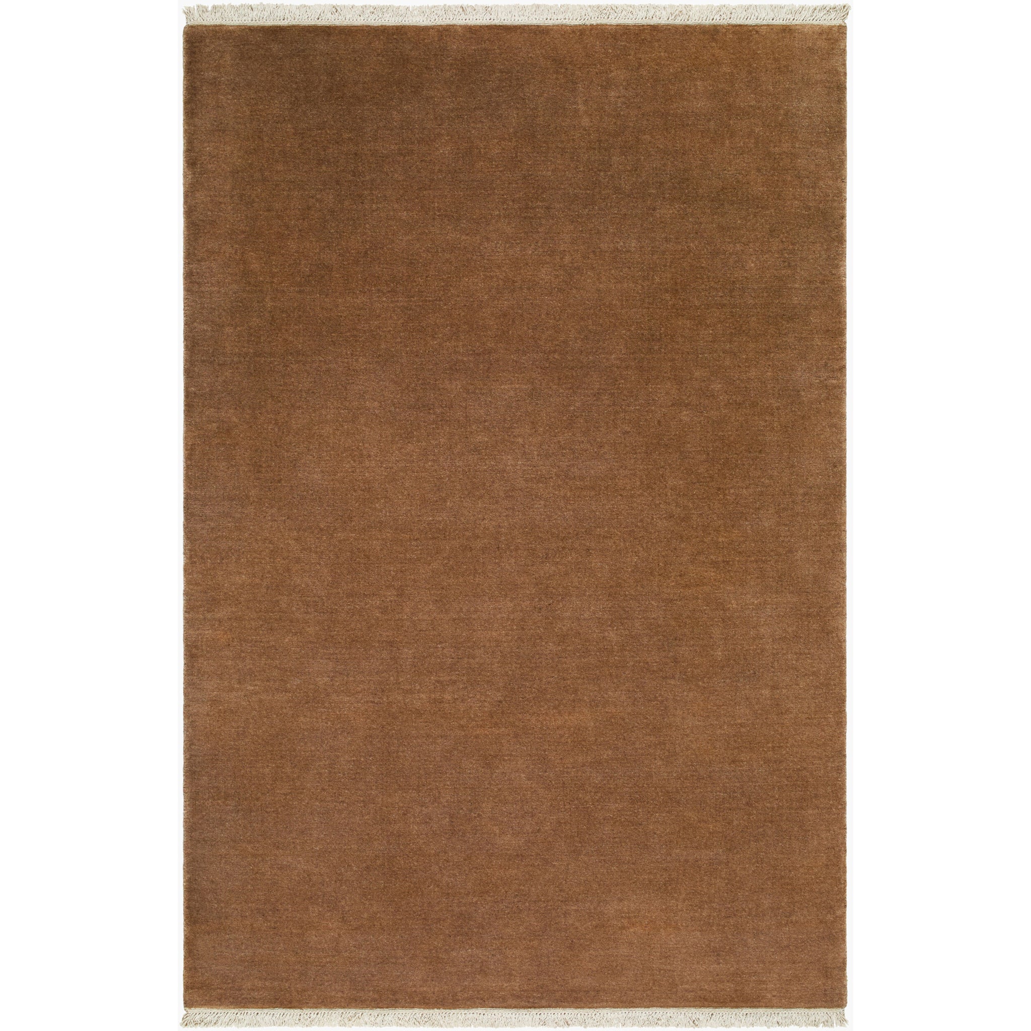 Evergreen Wool Rug in Chestnut