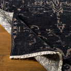 Festival Wool Rug in Black-3