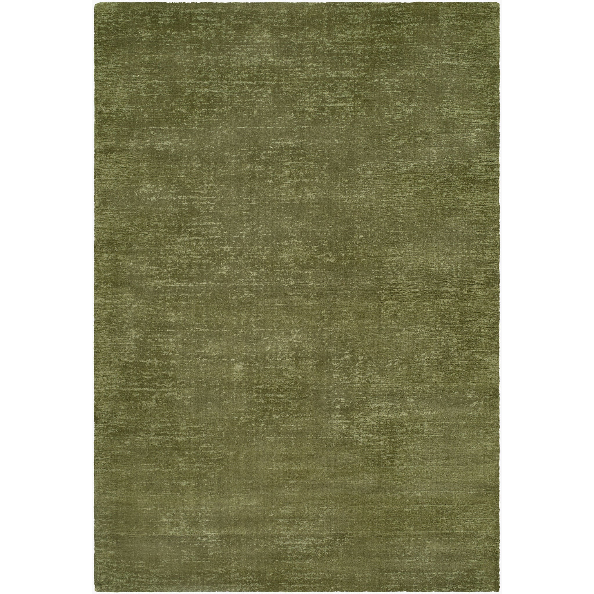 Keban Wool Rug in Olive Green-1