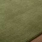 Keban Wool Rug in Olive Green-5