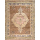 Malayer Recycled Silk Rug in Chestnut-1