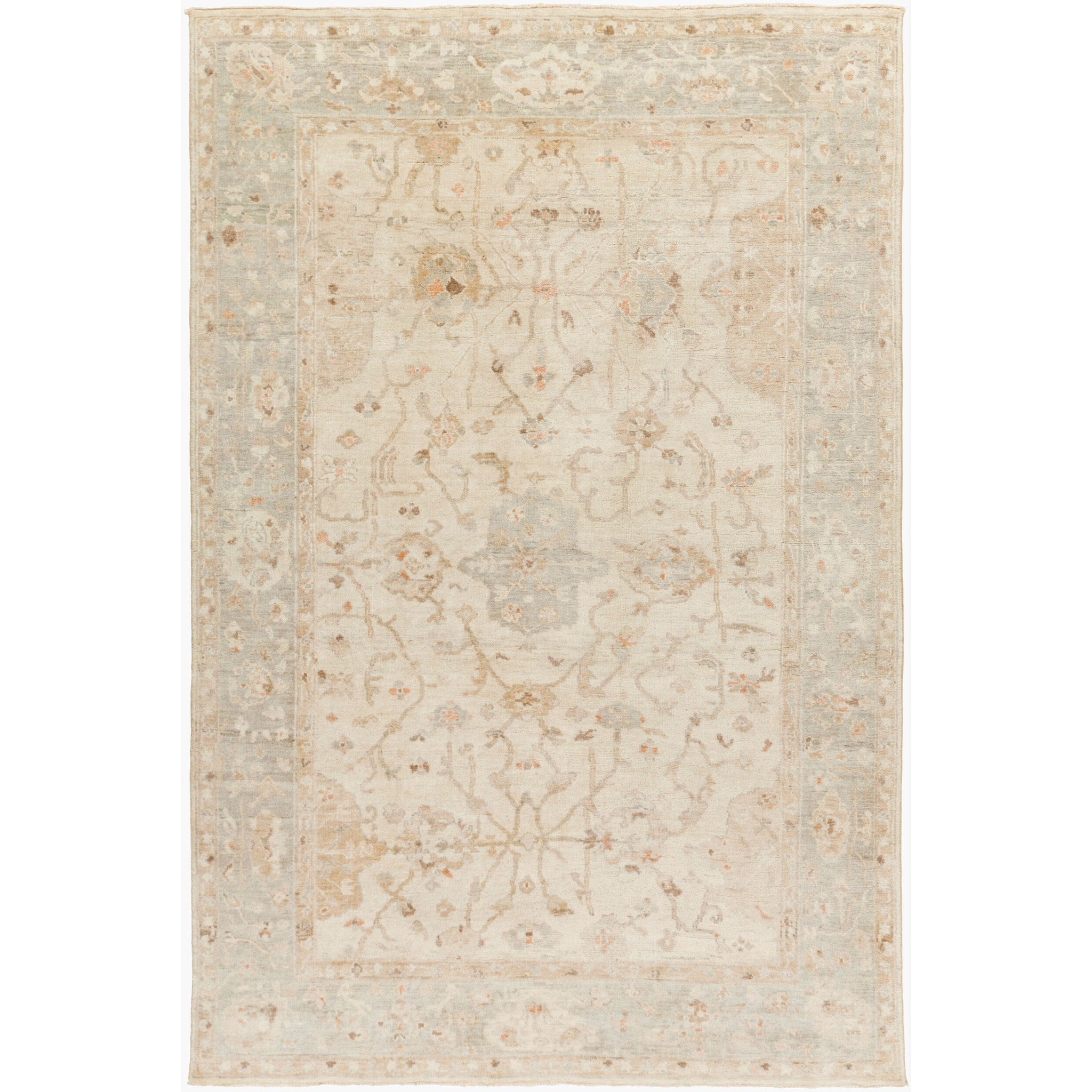 Normandy Wool Rug in Light Gray-1