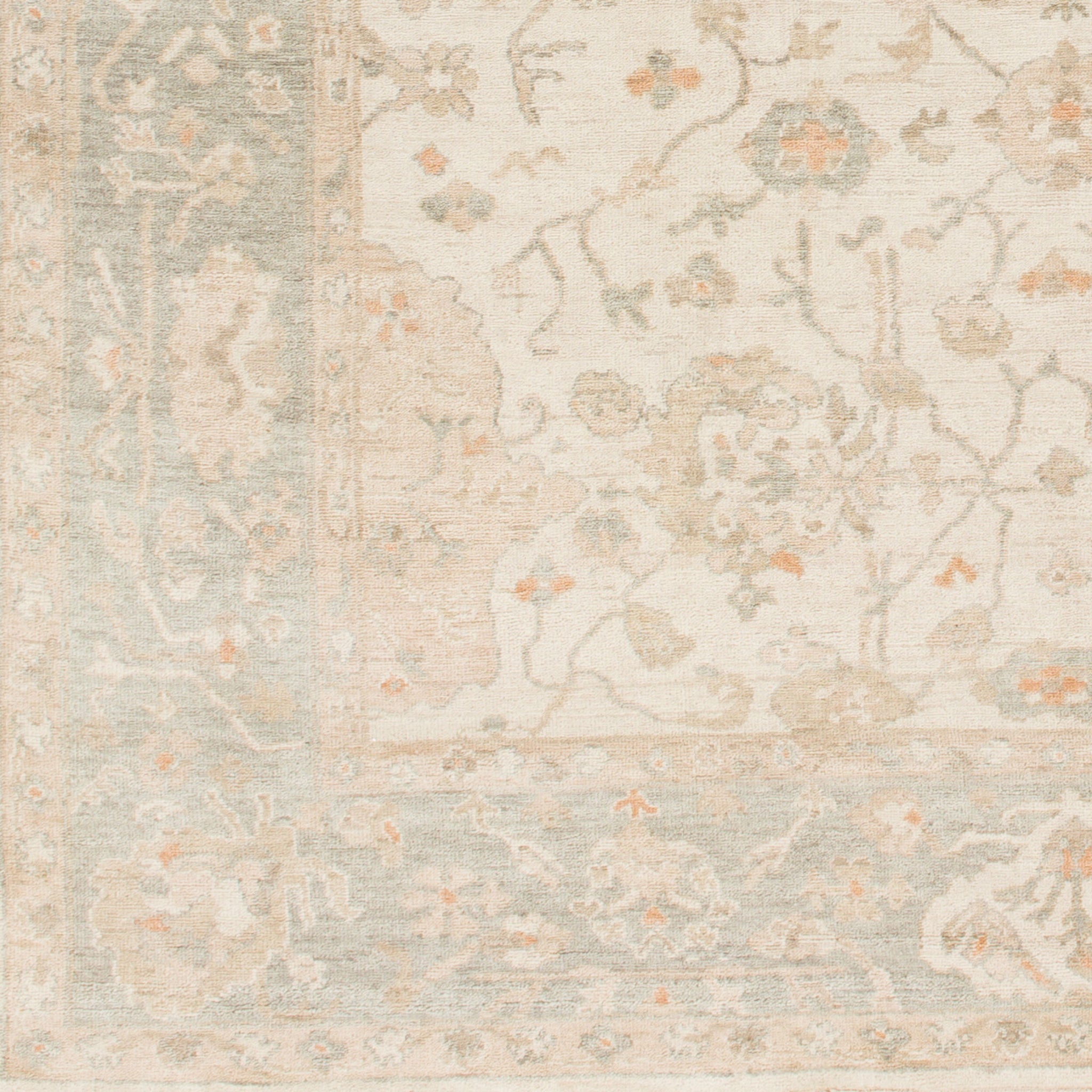 Normandy Wool Rug in Light Gray-6