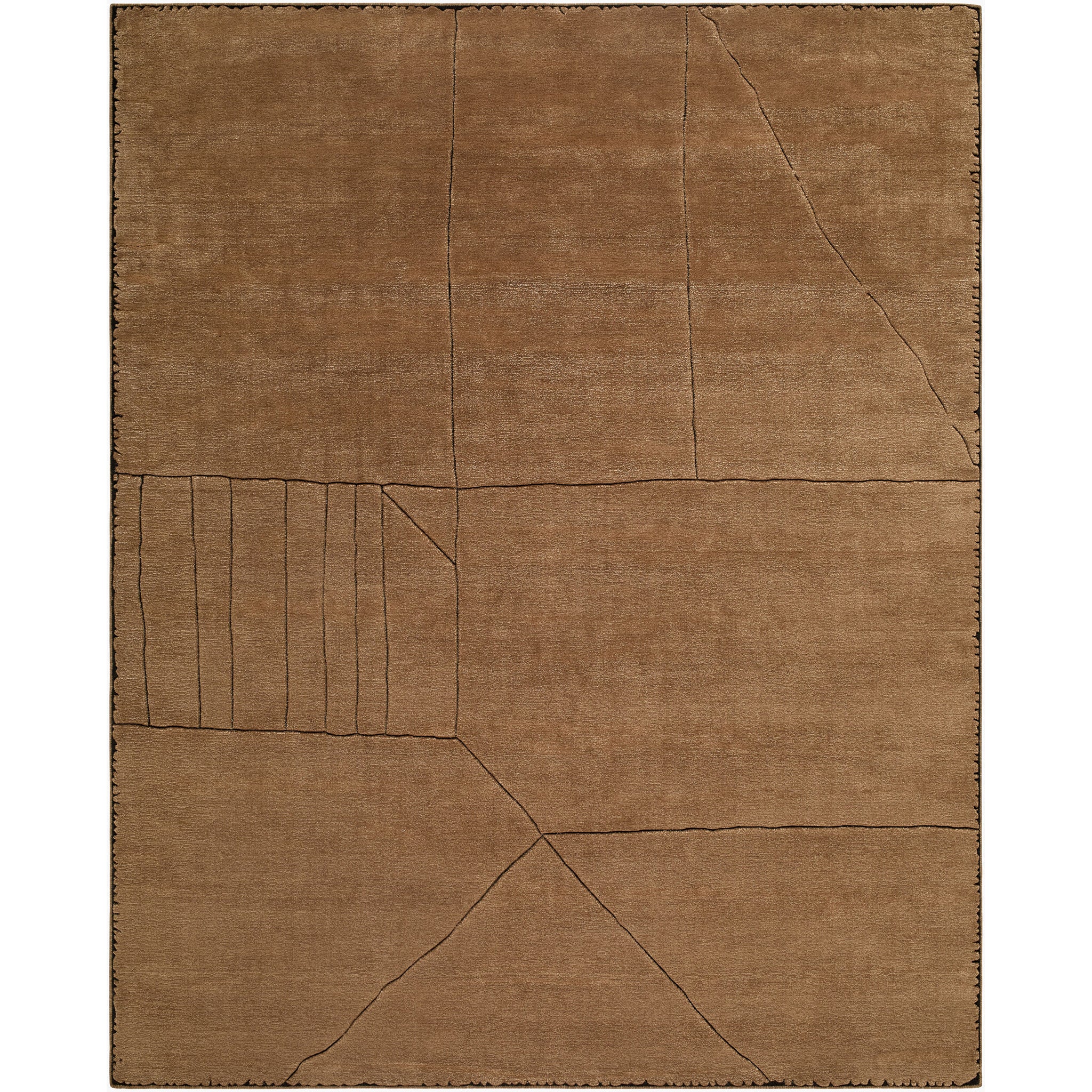 Prive Wool Rug in Taupe-2