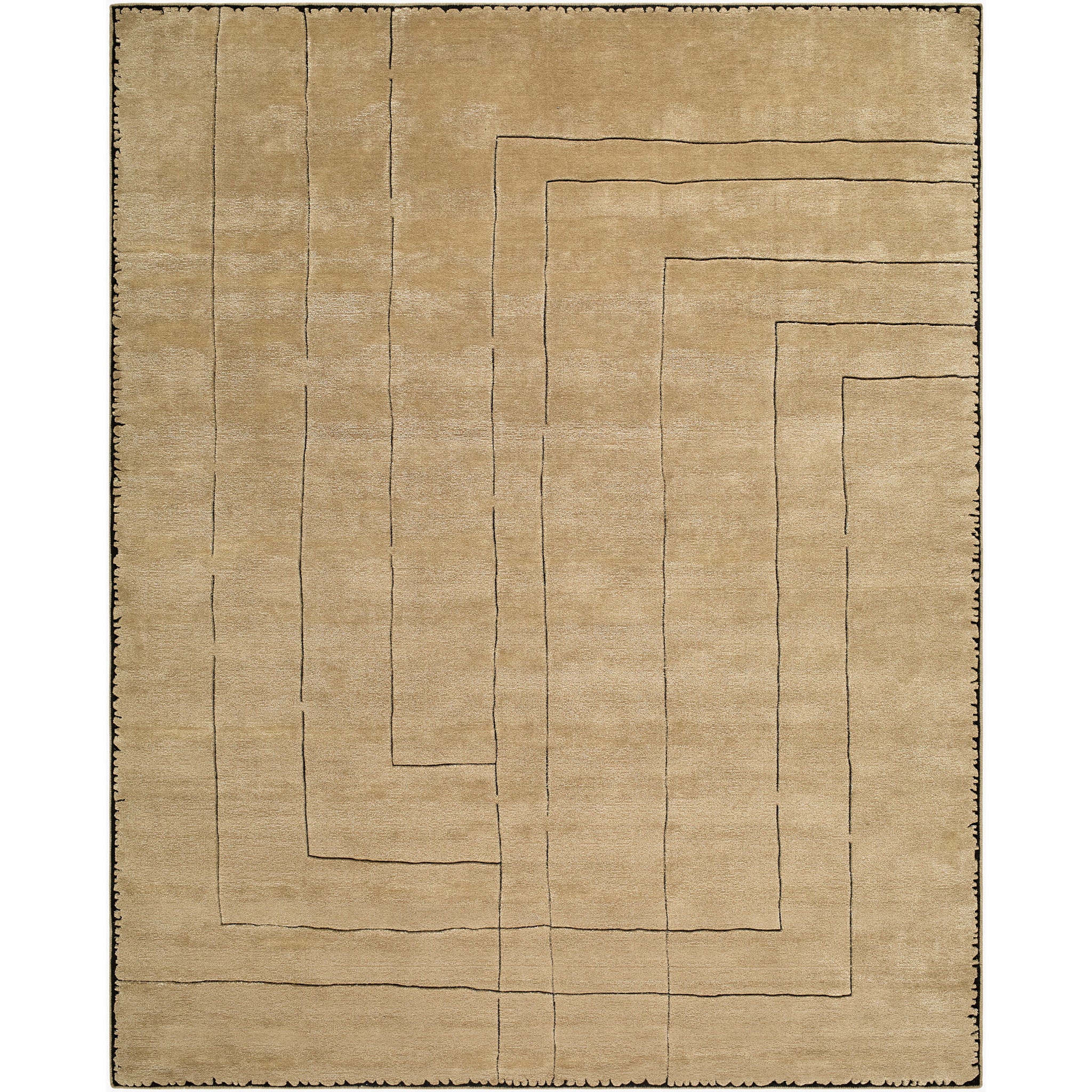 Prive Wool Rug in Sandstone-2