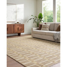 Riviera Wool Rug in Light Brown-2