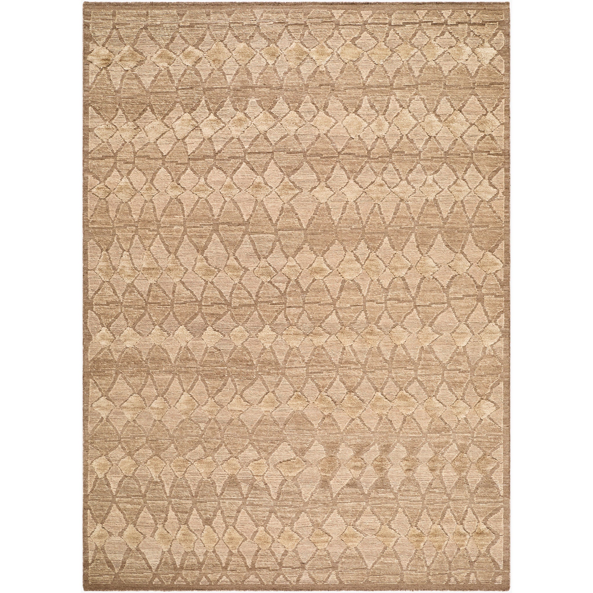 Rohan Wool Rug in Beige-1