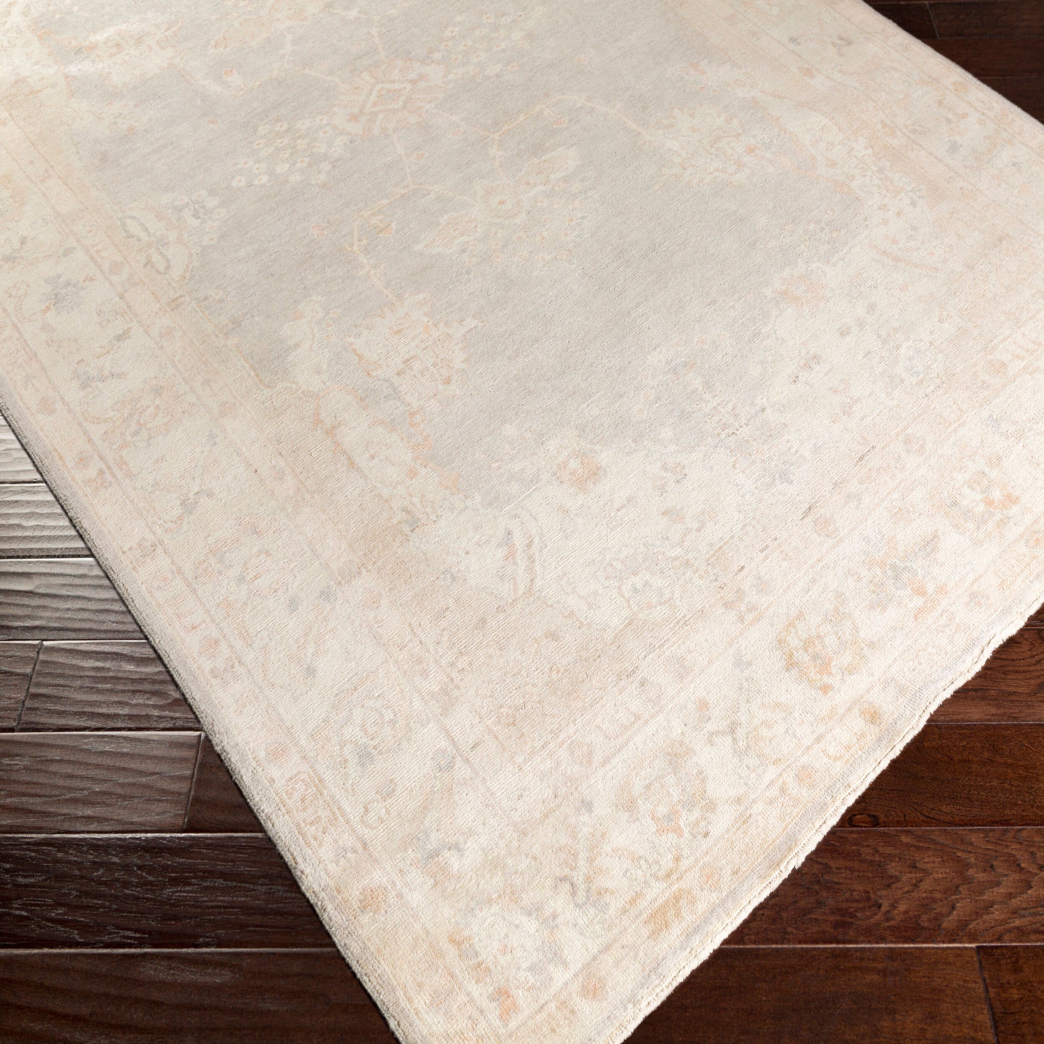 Westchester Wool Rug in Light Gray-2
