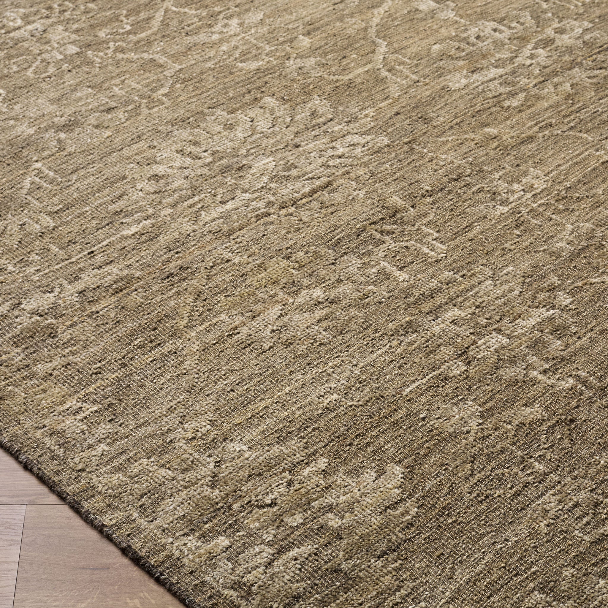 Iowa Wool Rug in Ivory-2