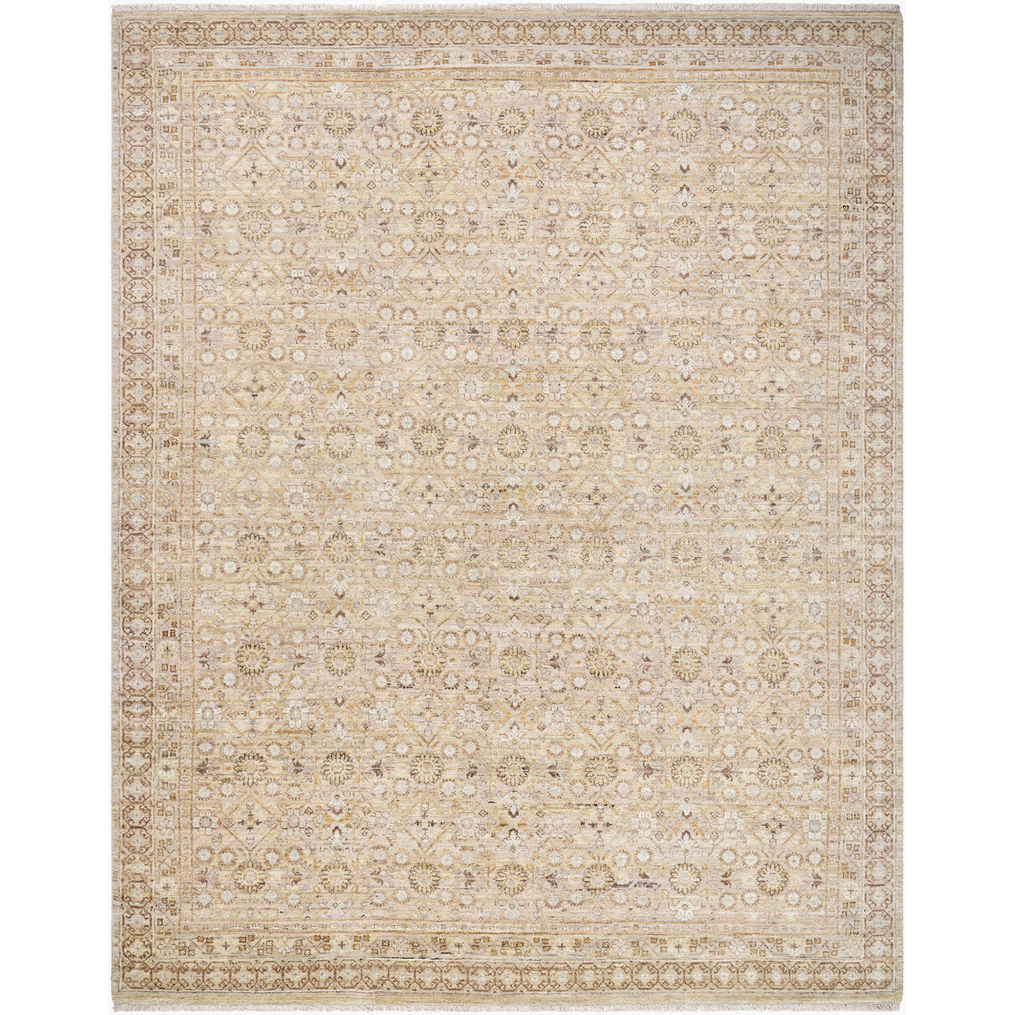 Zeenat Wool Rug in Sandstone-1