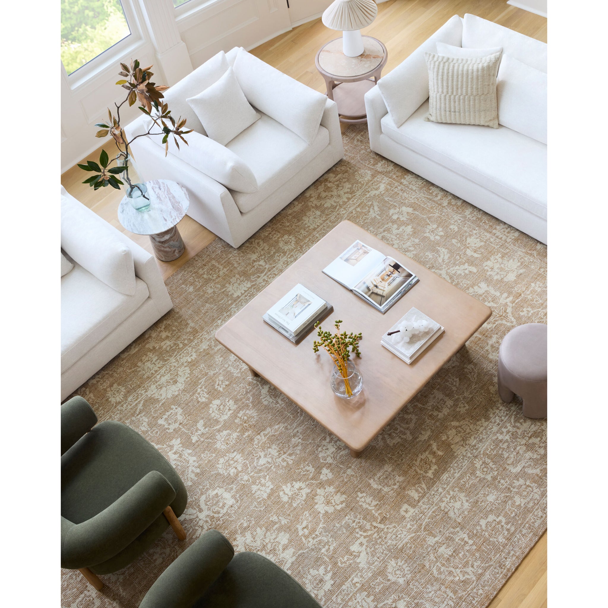Wisconsin Wool Rug in Ivory-2