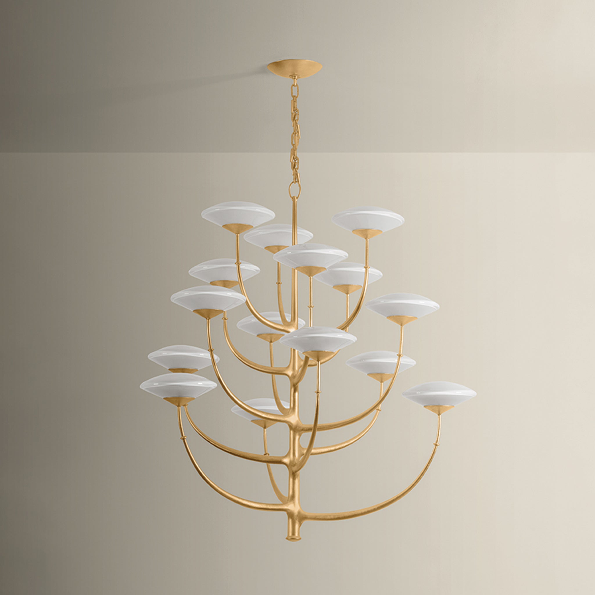 Pluro Chandelier by Noz Nozawa for Corbett-7