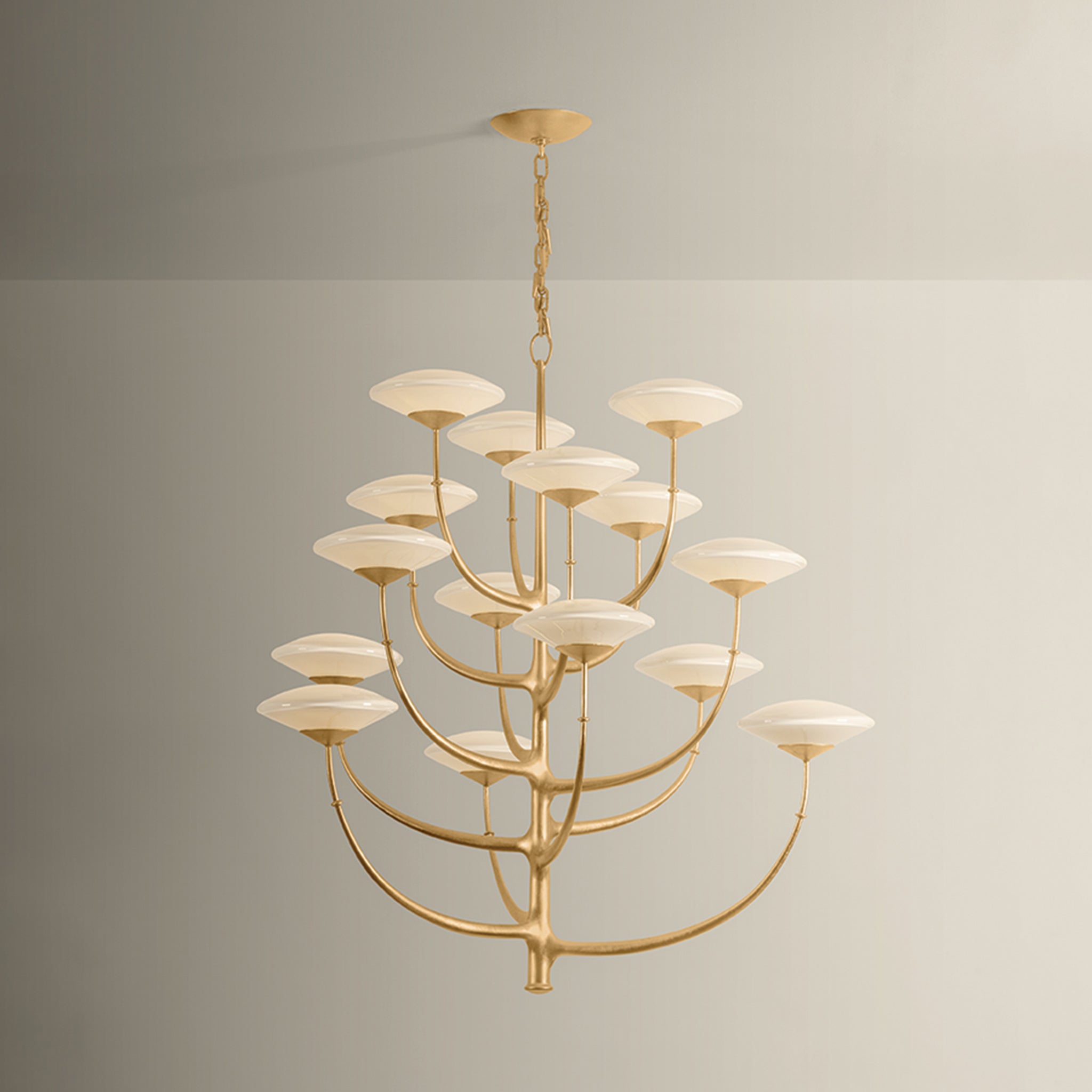 Pluro Chandelier by Noz Nozawa for Corbett-8