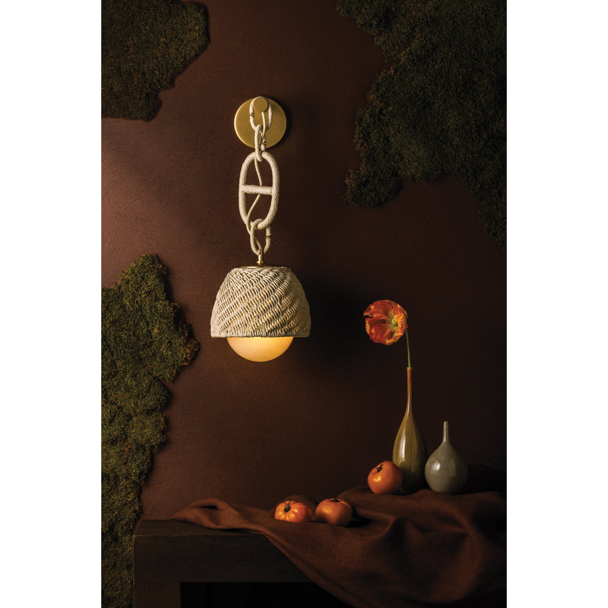 Piasu Wall Sconce by Noz Nozawa for Corbett-2