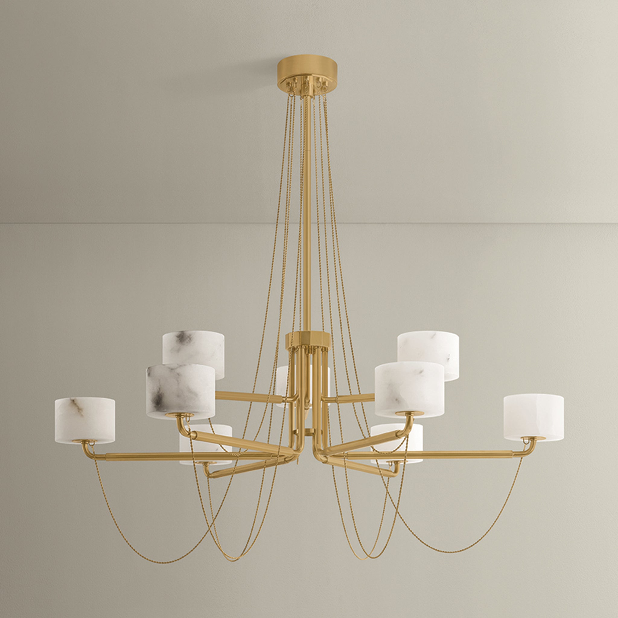 Bunda Chandelier by Noz Nozawa for Corbett-15