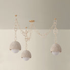 Piasu Chandelier by Noz Nozawa for Corbett-3