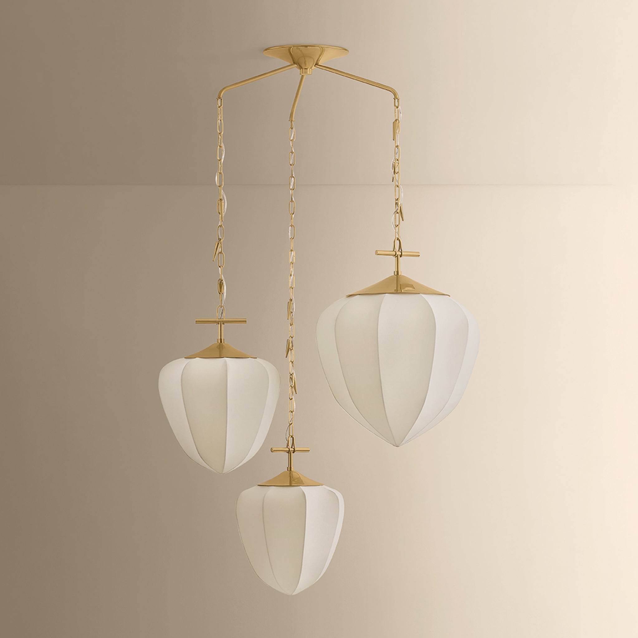 Hoshi Chandelier by Noz Nozawa for Corbett-3