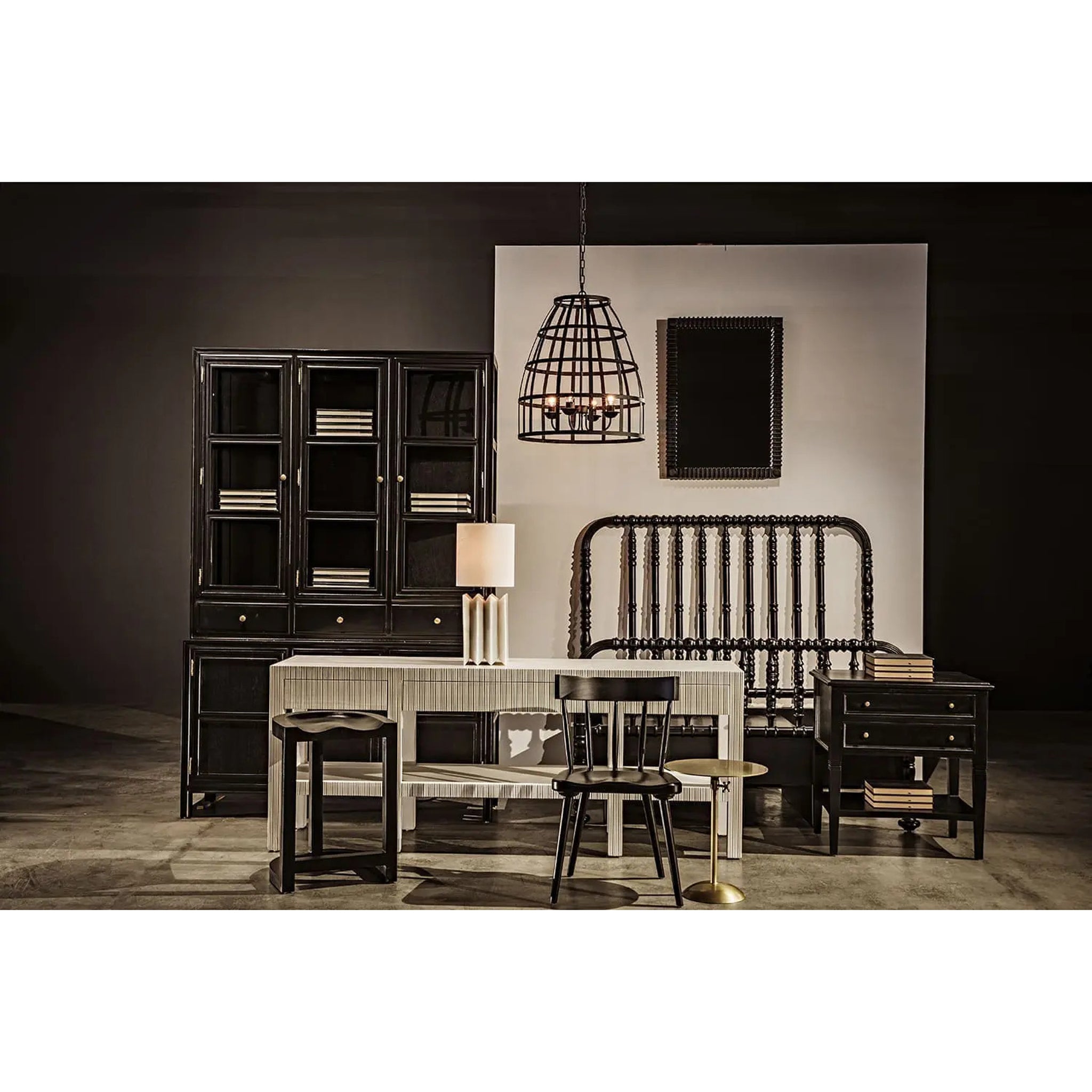 Jman Lamp with Silk Shade-3